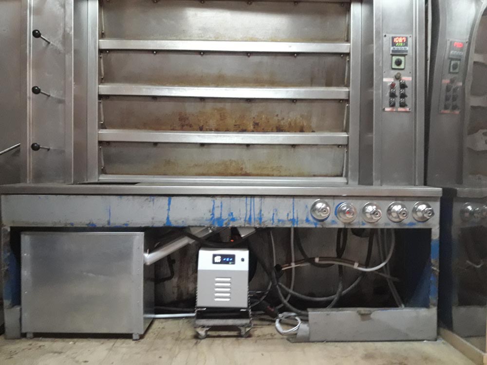 μετατροπή με καυστήρα pellet σε σωληνωτό φούρνο αρτοποιΐας